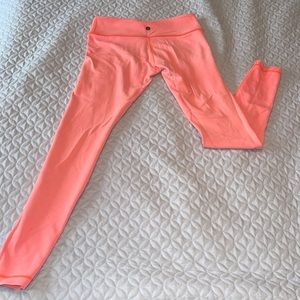 Pink/orange lululemon leggings